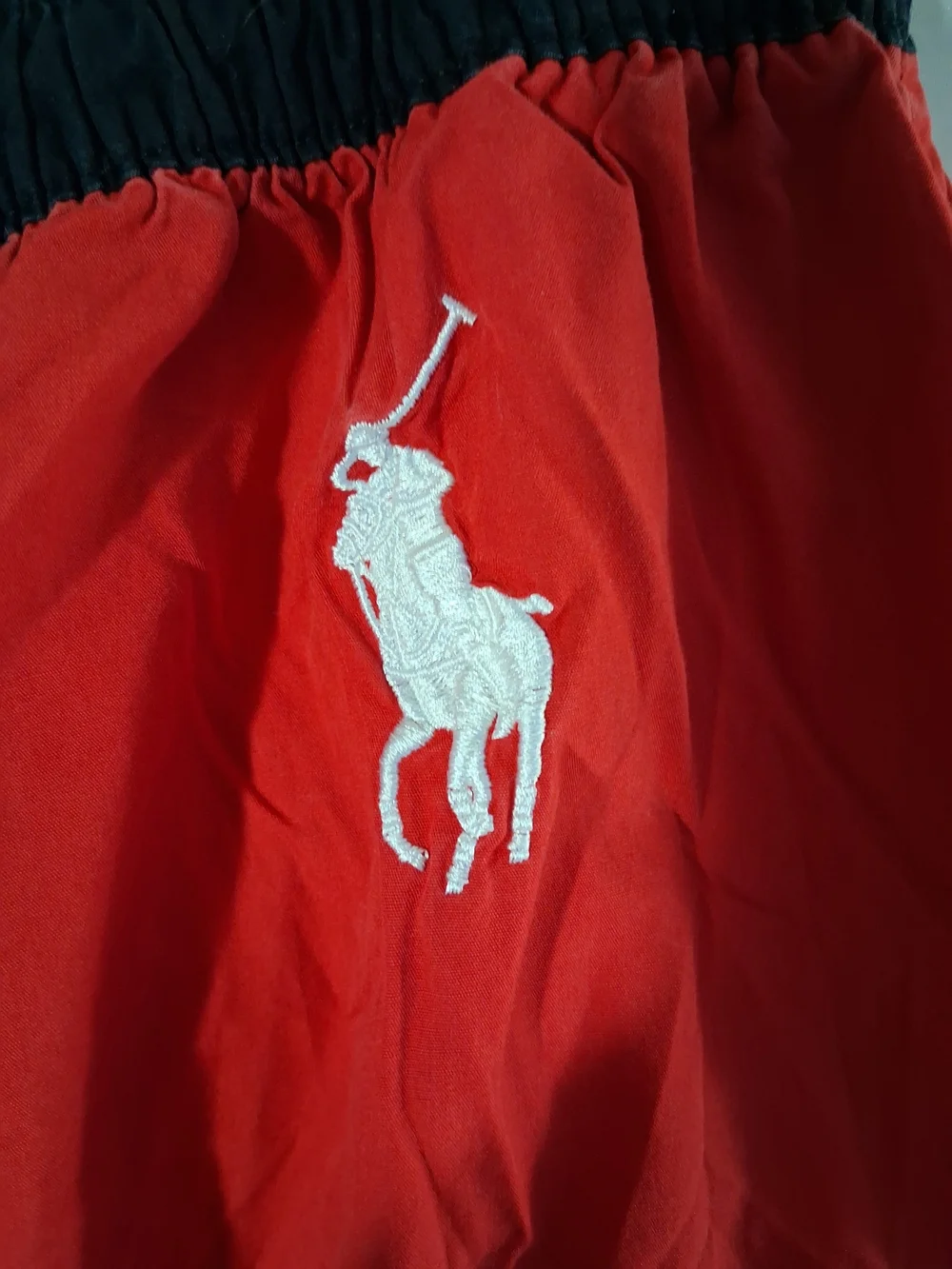 Polo by Ralph Lauren Red Men's Lounge Pants with White Logo